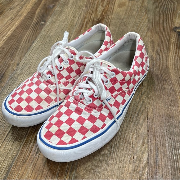 Vans Red Checkerboard Ultra Cush Size 9 - Picture 3 of 11